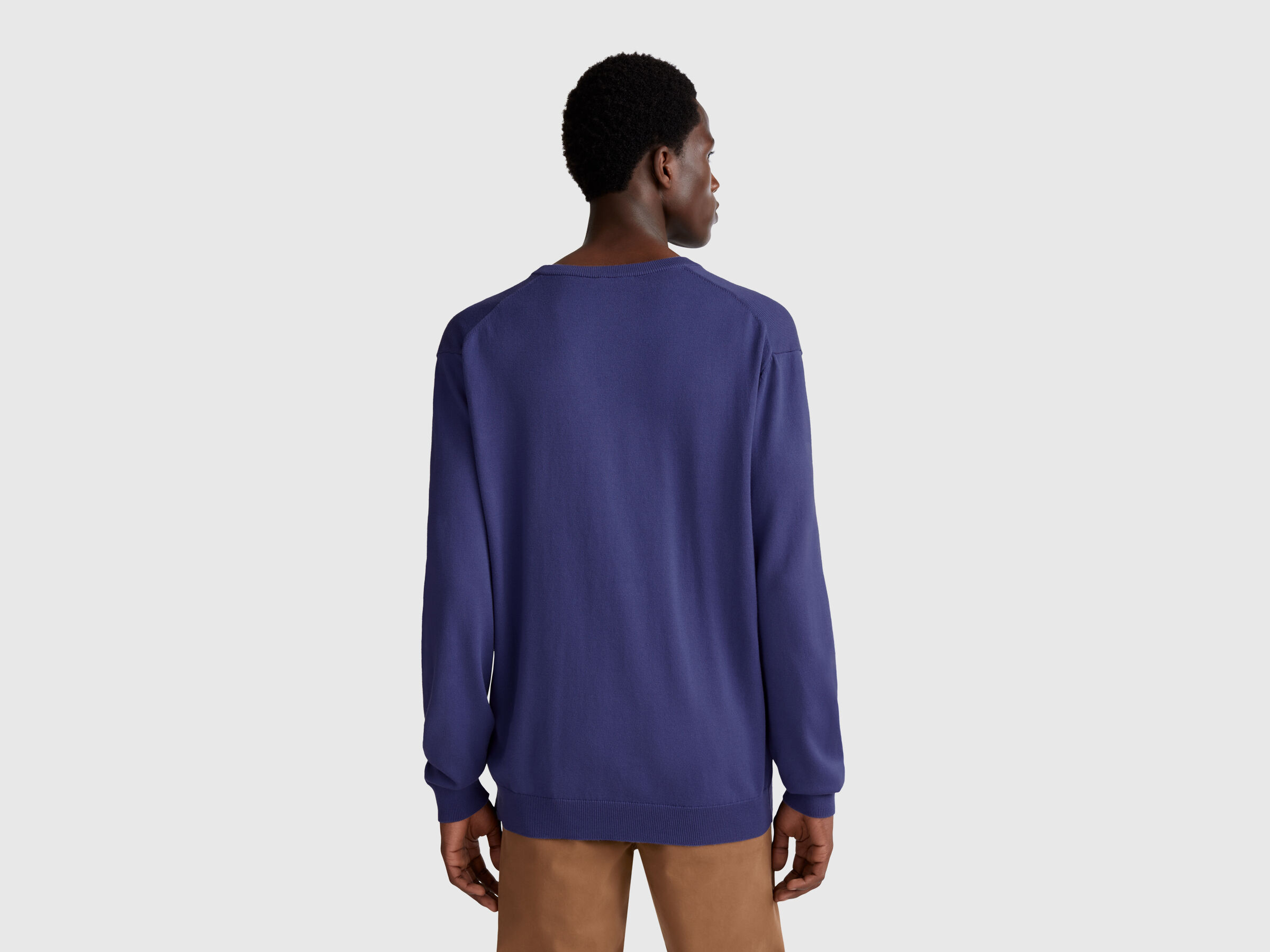 V NECK SWEATER L/S Homme image number 1