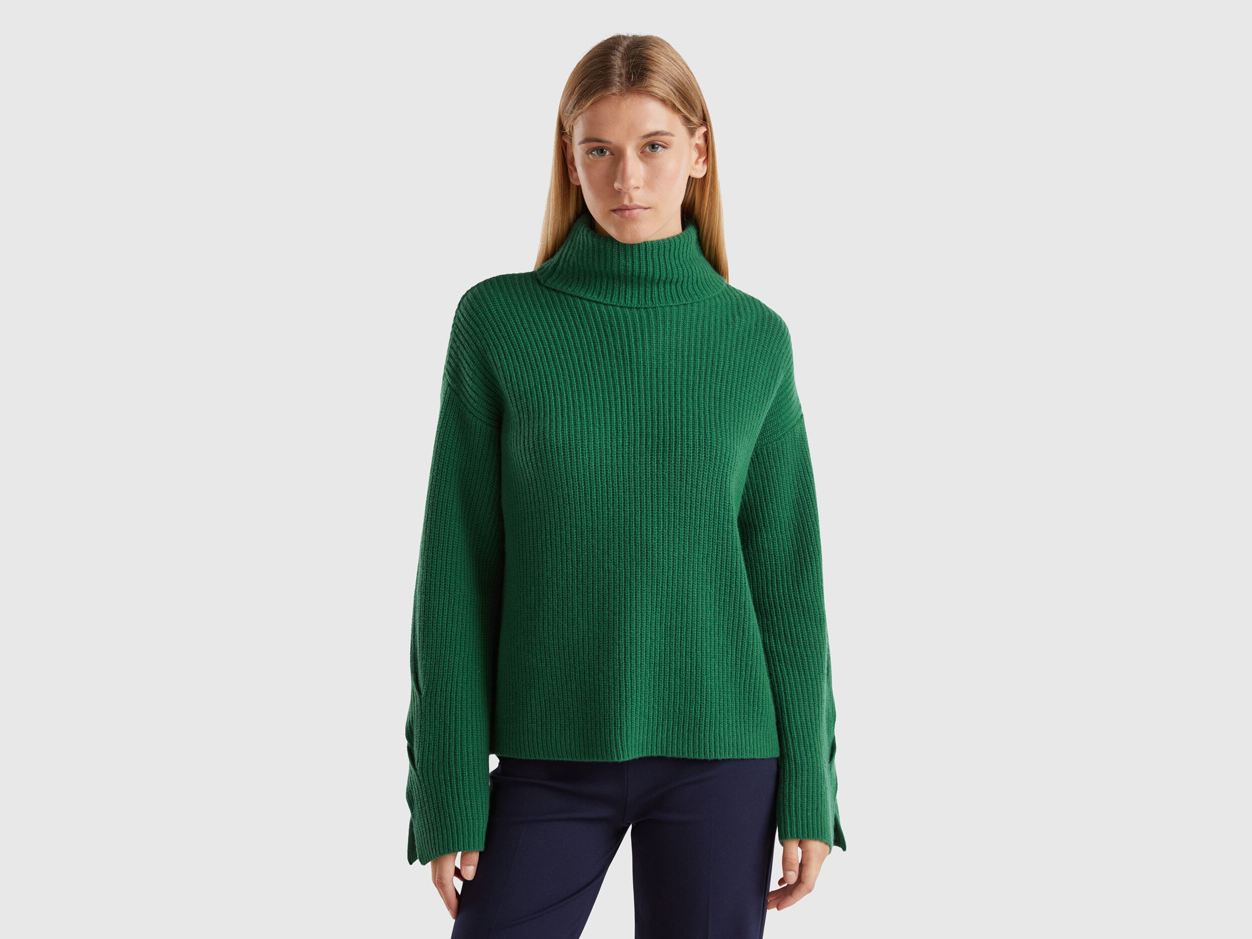 Pulls Col Montant Femme Nouvelle Collection 2024 Benetton