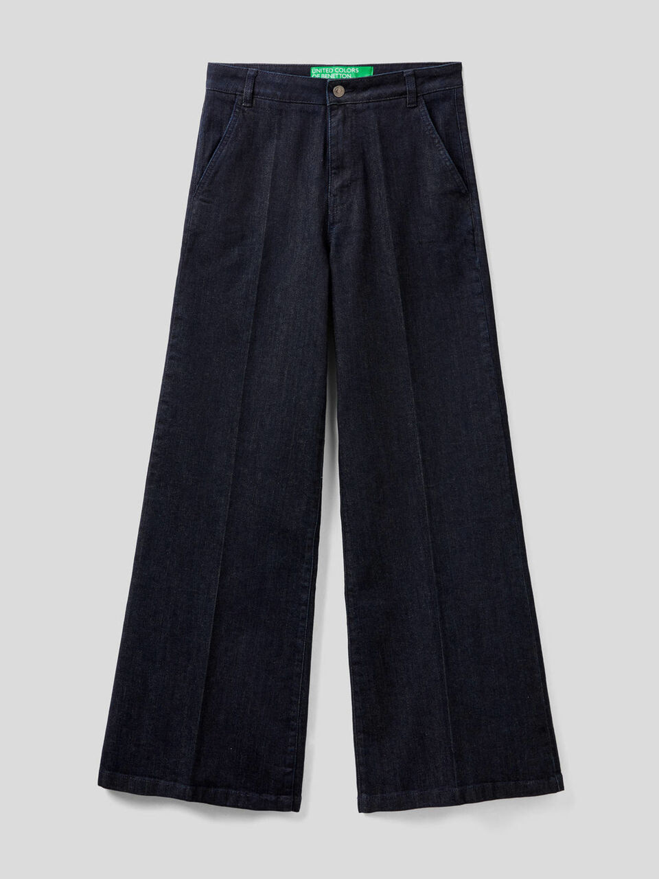 Jeans évasé en coton stretch image number 1