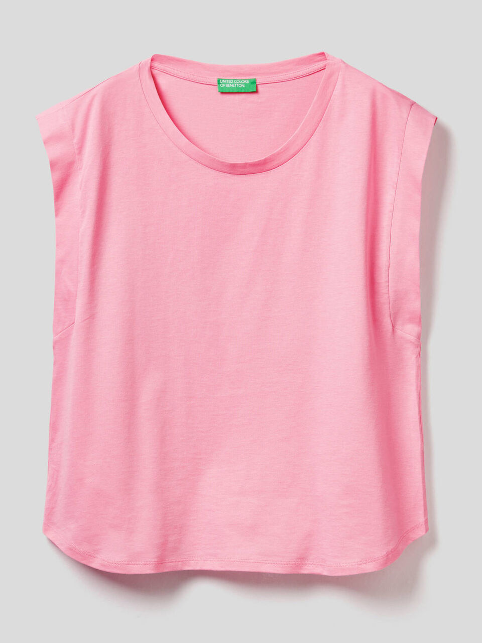 T-shirt en coton avec mancherons image number 1