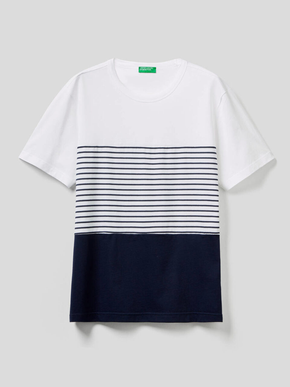 T-shirt à rayures color block image number 1