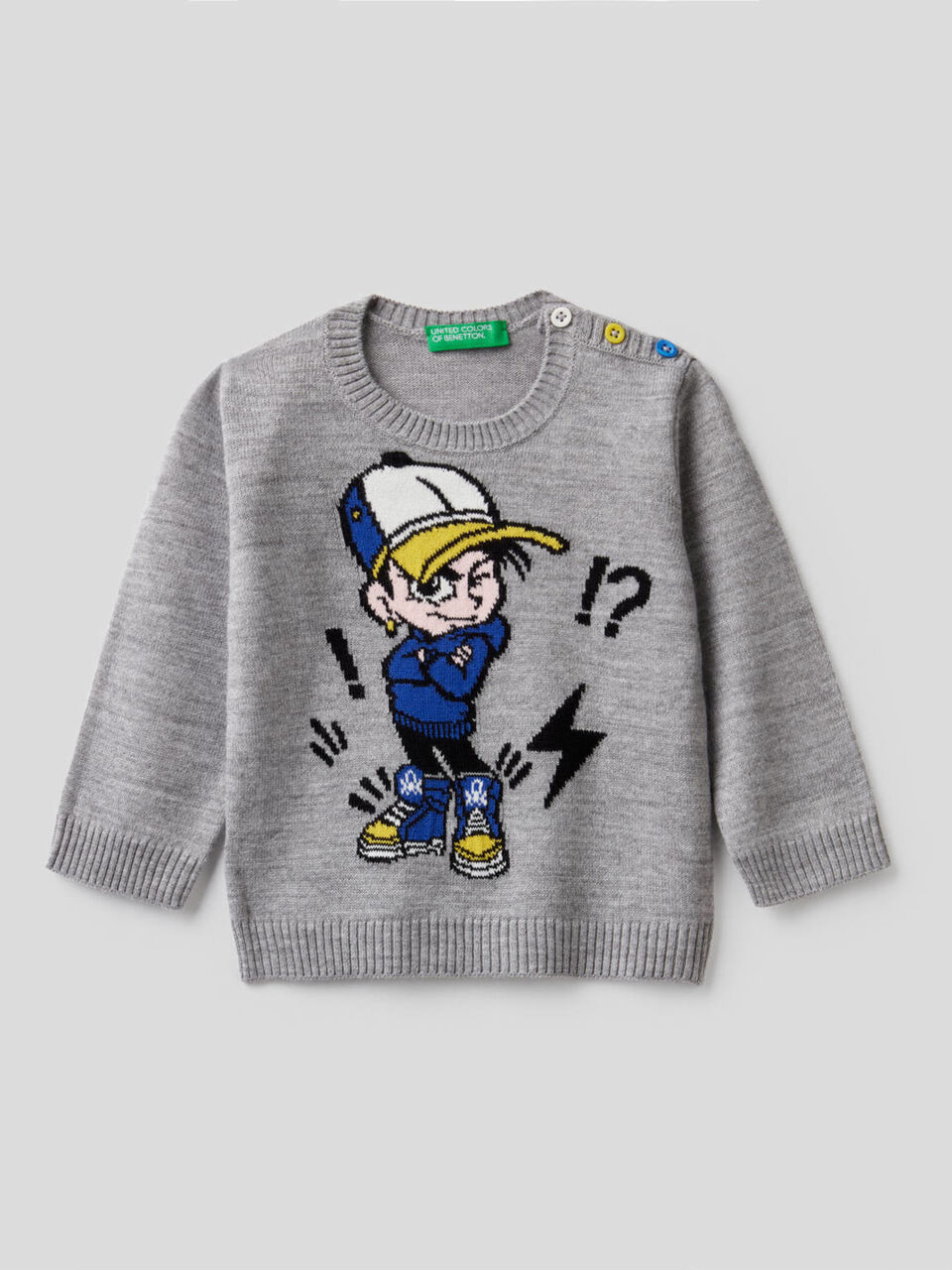 Pull avec motif en intarsia image number 1