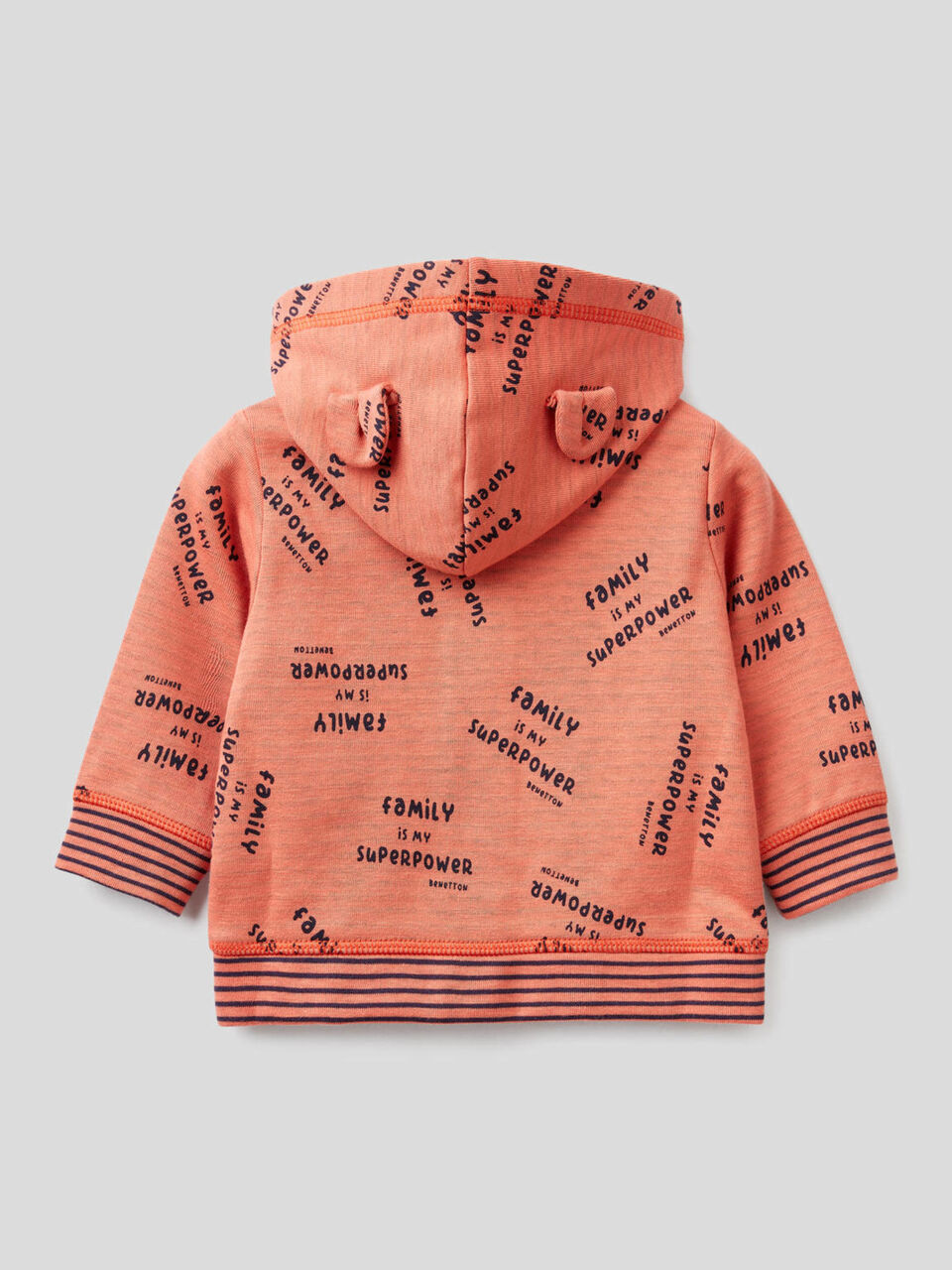 Sweat avec capuche en coton bio stretch image number 2