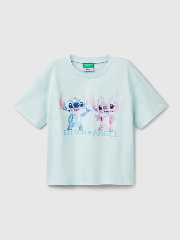 Lilo &amp; Stitch - T-shirt coupe boxy Filles