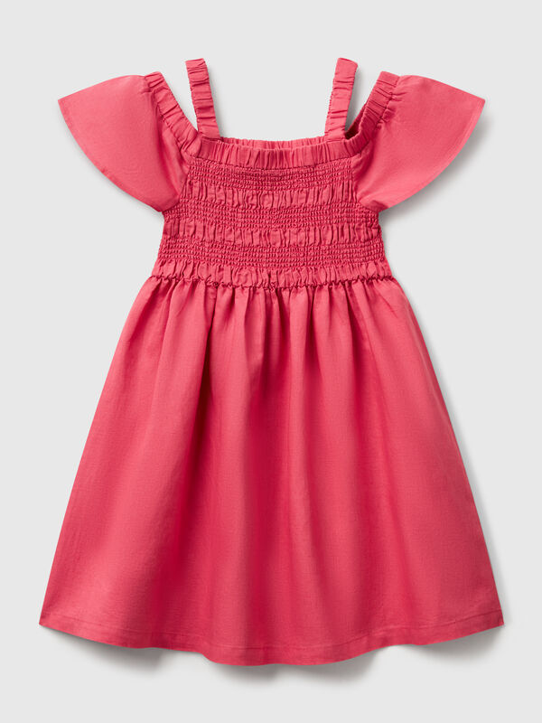 Robe en lin mélangé Filles
