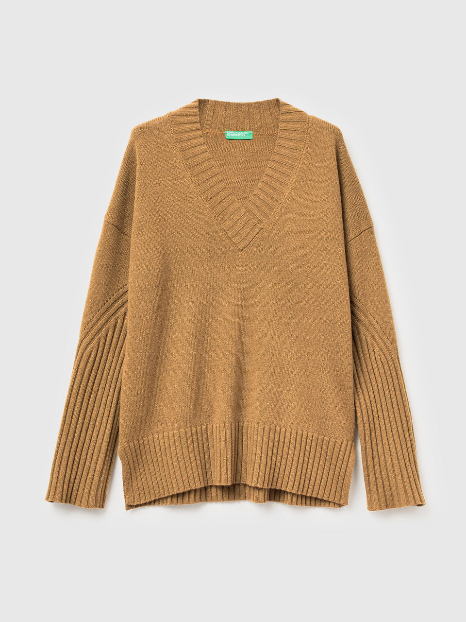 V NECK SWEATER L/S Femme image number 1