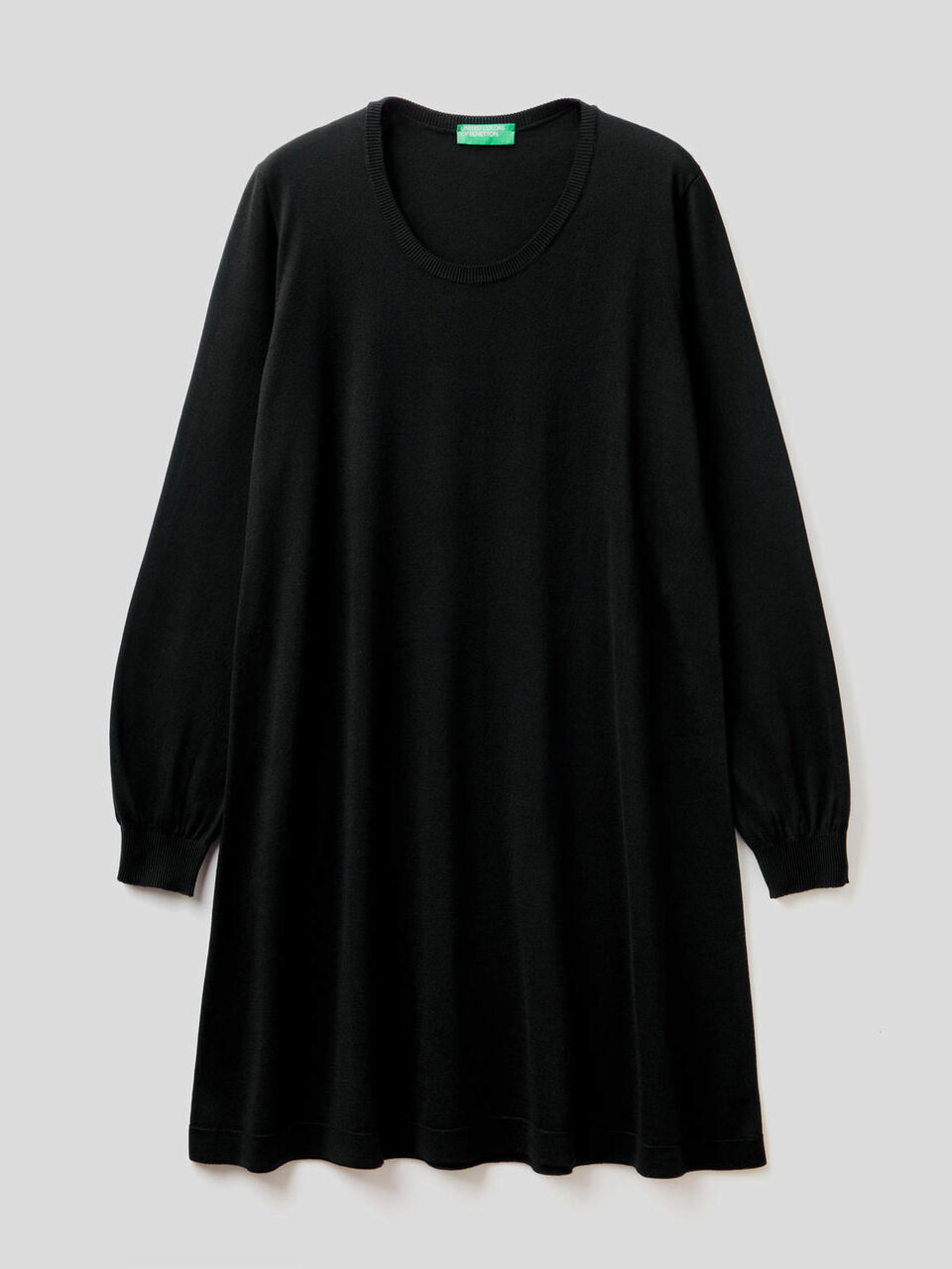 Robe en maille à manches longues image number 1