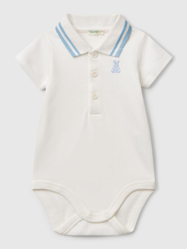 Body polo en coton Naissancede