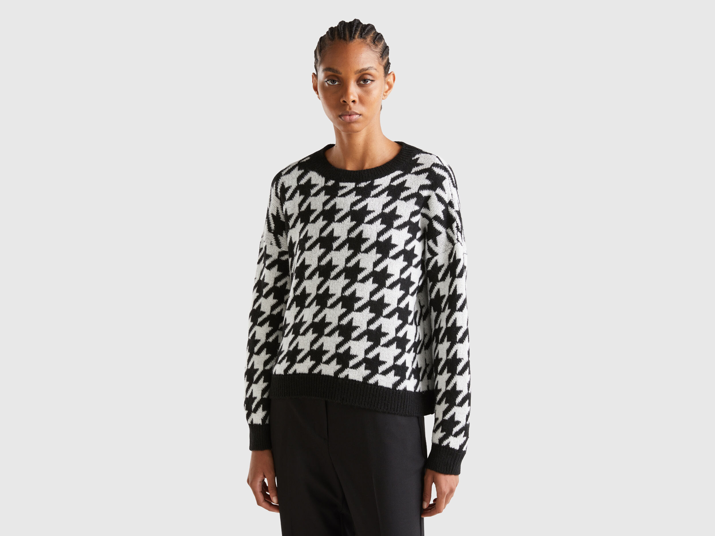 Pull pied 2025 de poule femme