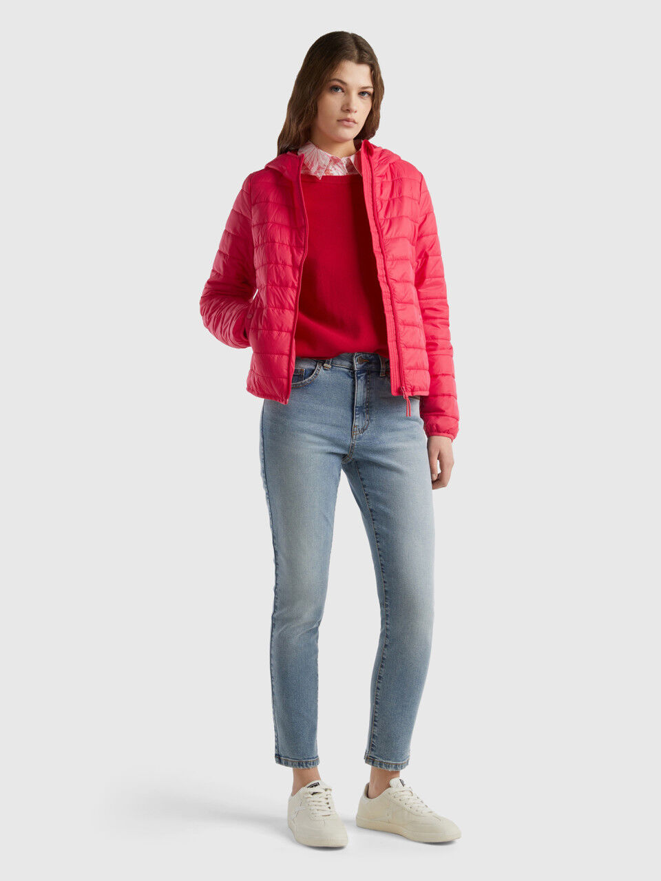 Veste en jean legere femme sales