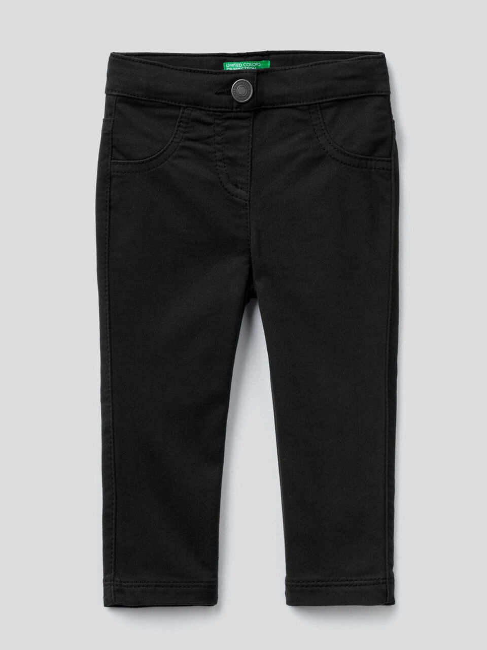 Pantalon en coton mélangé stretch image number 1