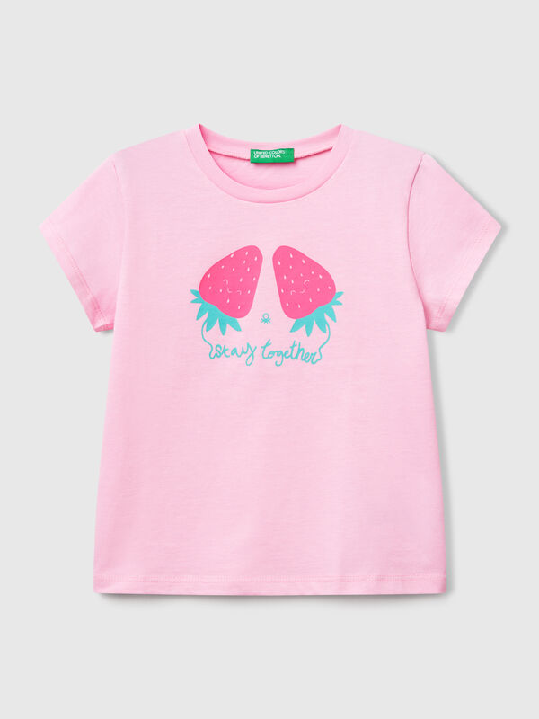 T-shirt à imprimé fluo Filles