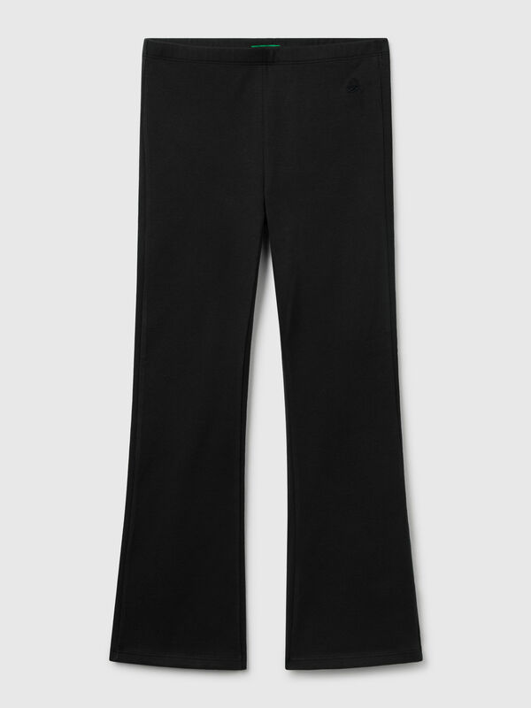 Legging évasé en coton stretch Filles