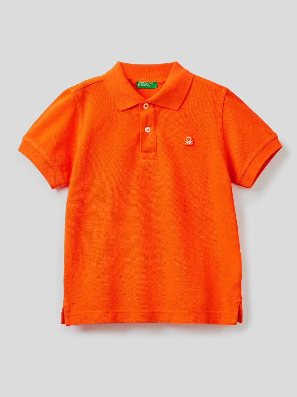 Polo en pur coton piqué image number 1