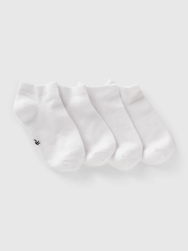 Quatre paires de chaussettes courtes Garçon