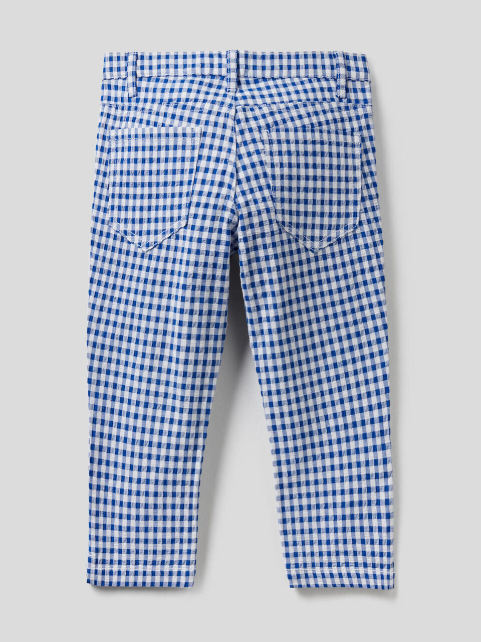 Pantalon cropped à carreaux image number 2