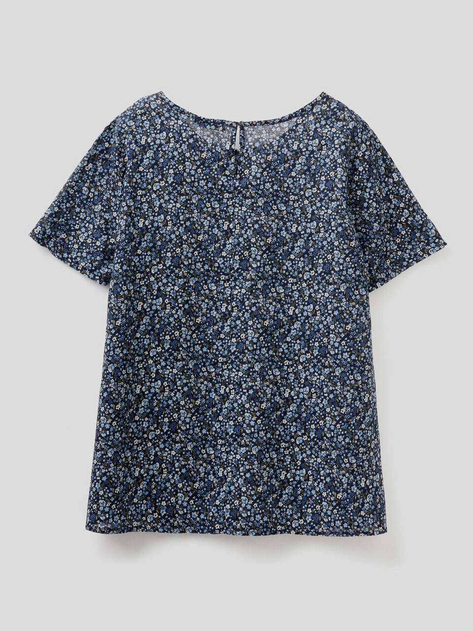 Blouse à motifs en pur coton image number 2