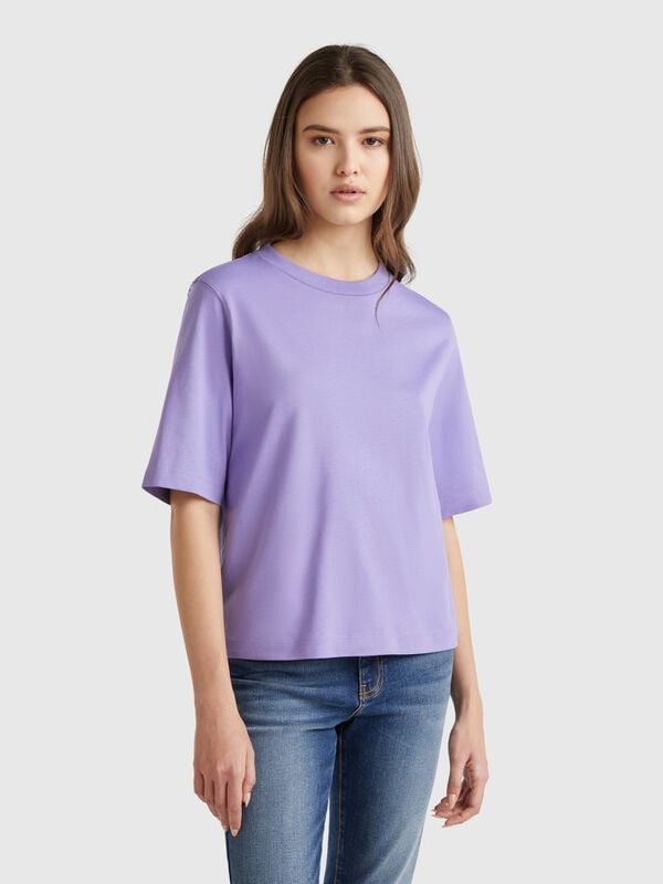 T-shirt boxy 100 % coton Femme