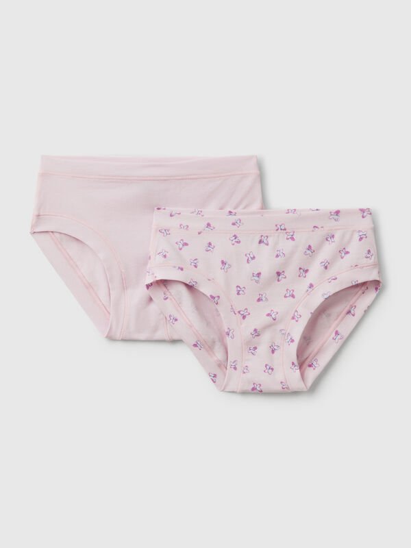 Deux culottes en coton super stretch Filles