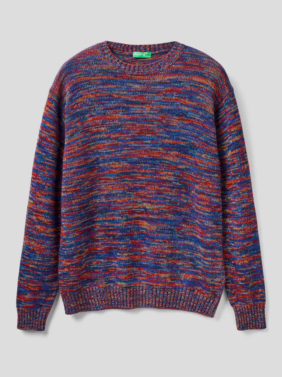 Pull tricot effet mélange multicolore image number 1