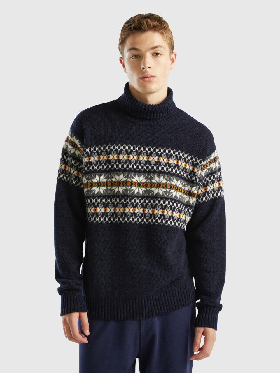 Pulls Chauds Homme Nouvelle Collection 2024 Benetton