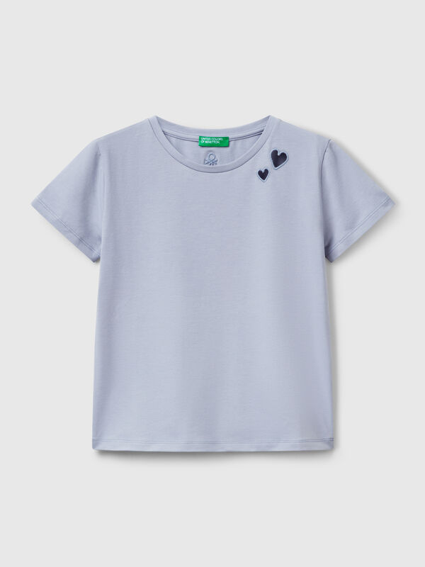 T-shirt avec motif découpé Filles
