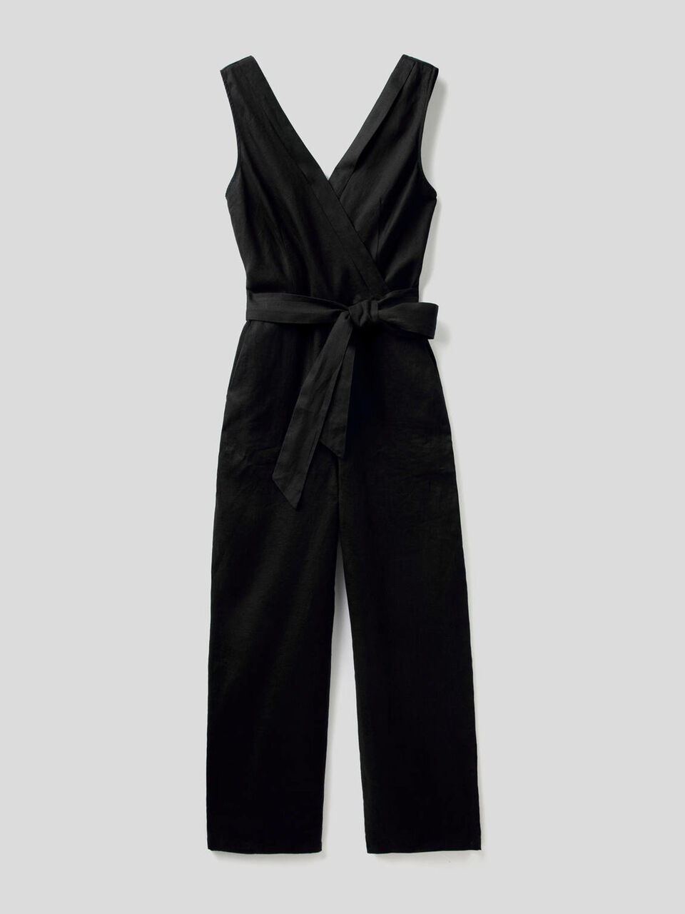 Combi-pantalon en pur lin image number 1