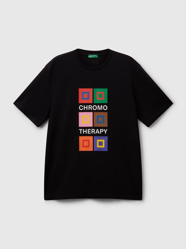 T-shirt coupe décontractée avec imprimé Homme