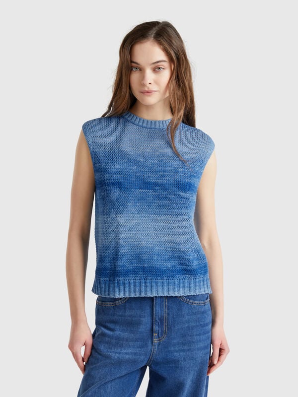 Gilet effet dégradé Femme