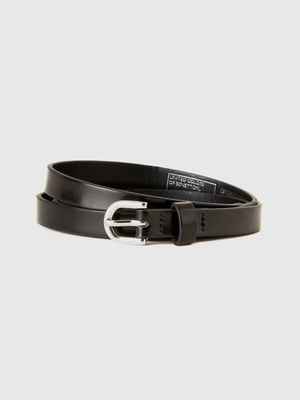 Ceinture basse effet verni Femme