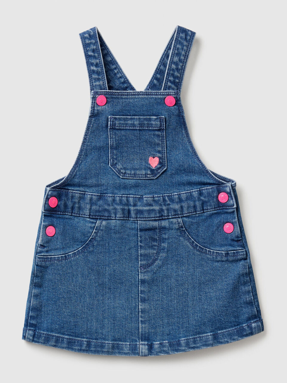 Jupe salopette en denim image number 1