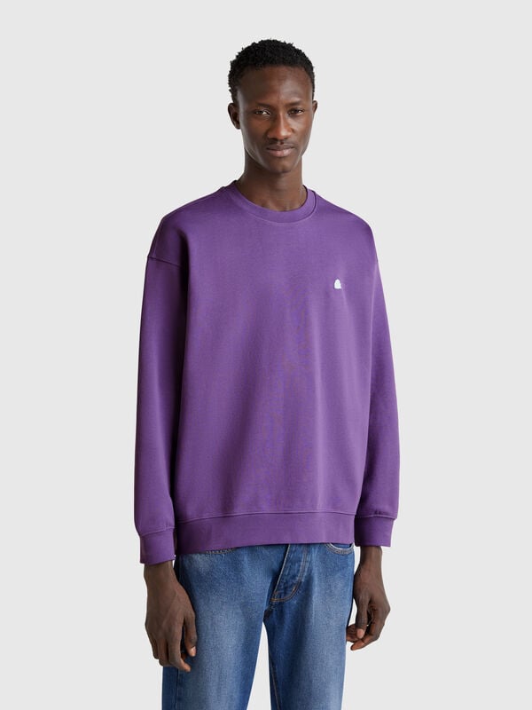 Sweat avec patch logo Homme