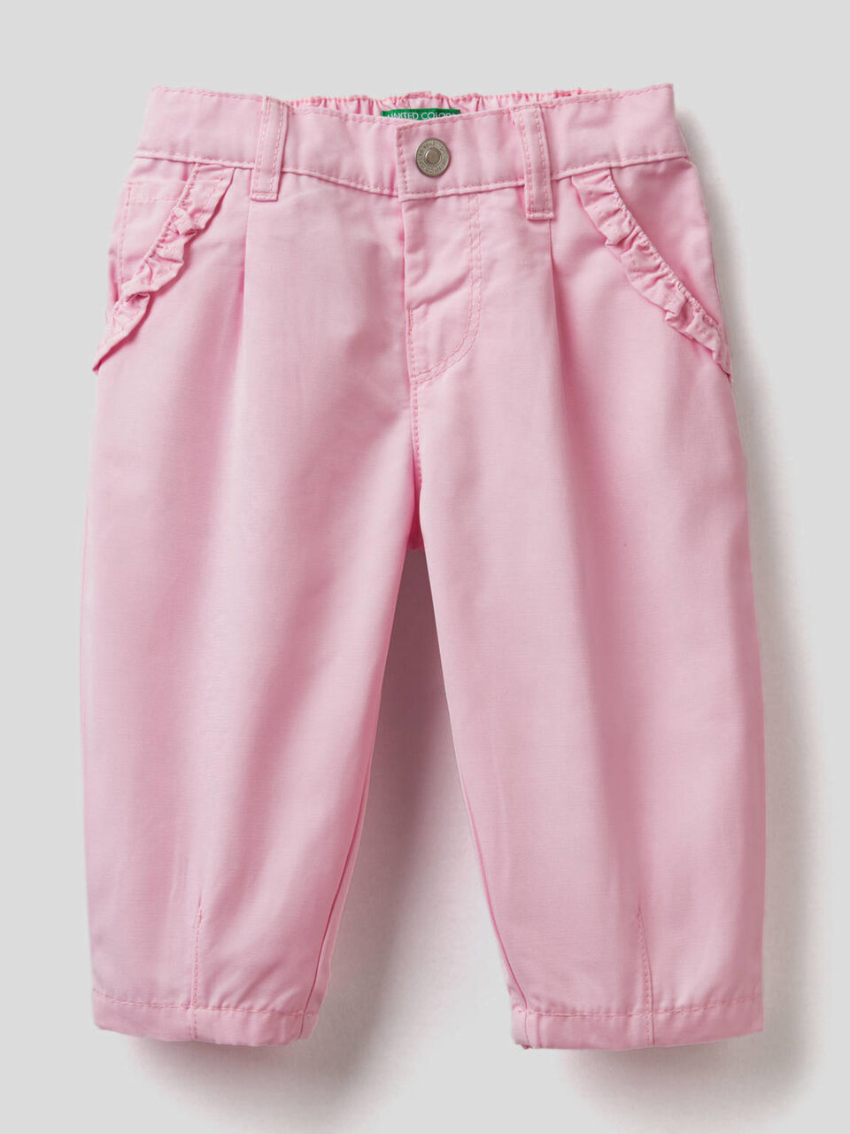 Pantalon avec petites ruches image number 1
