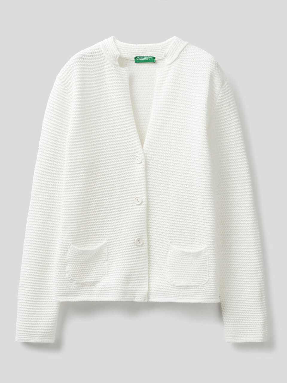 Veste en maille 100% coton image number 1