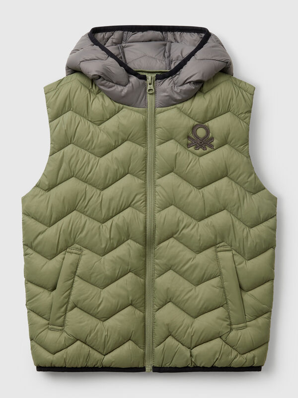 Gilet rembourré avec capuche Garçon