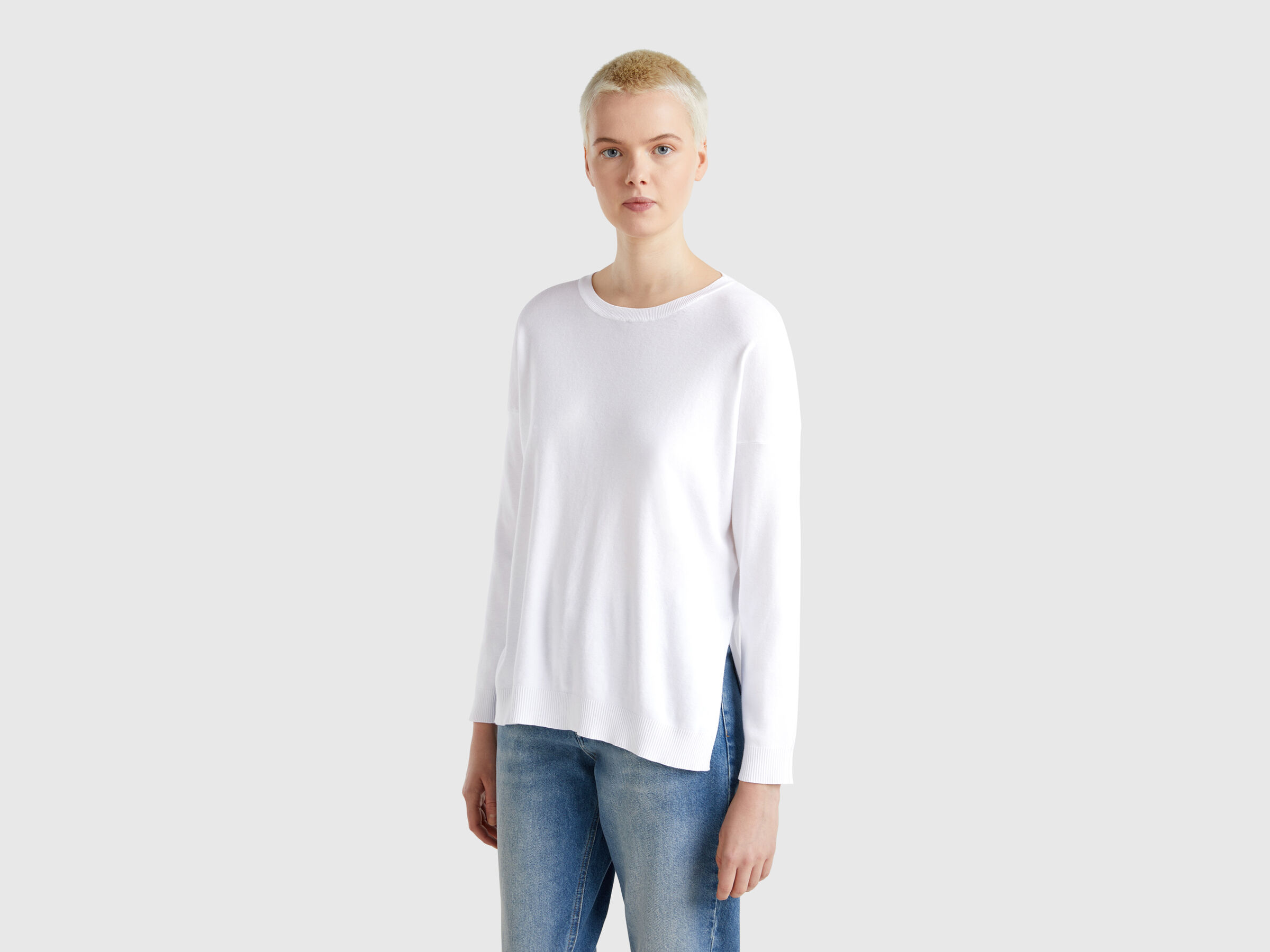 BOAT-NECK SWEAT.L/S Femme image number 0