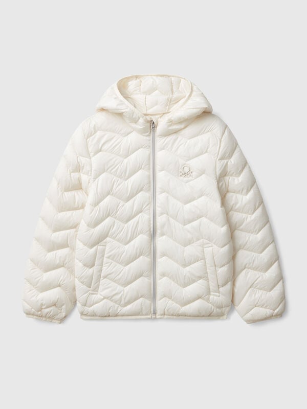 Veste matelassée avec capuche Filles