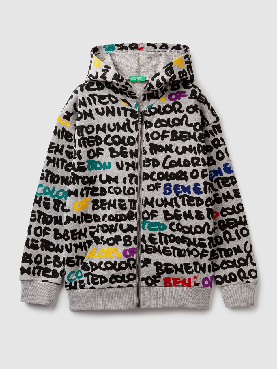 Sweat avec inscriptions all-over image number 1