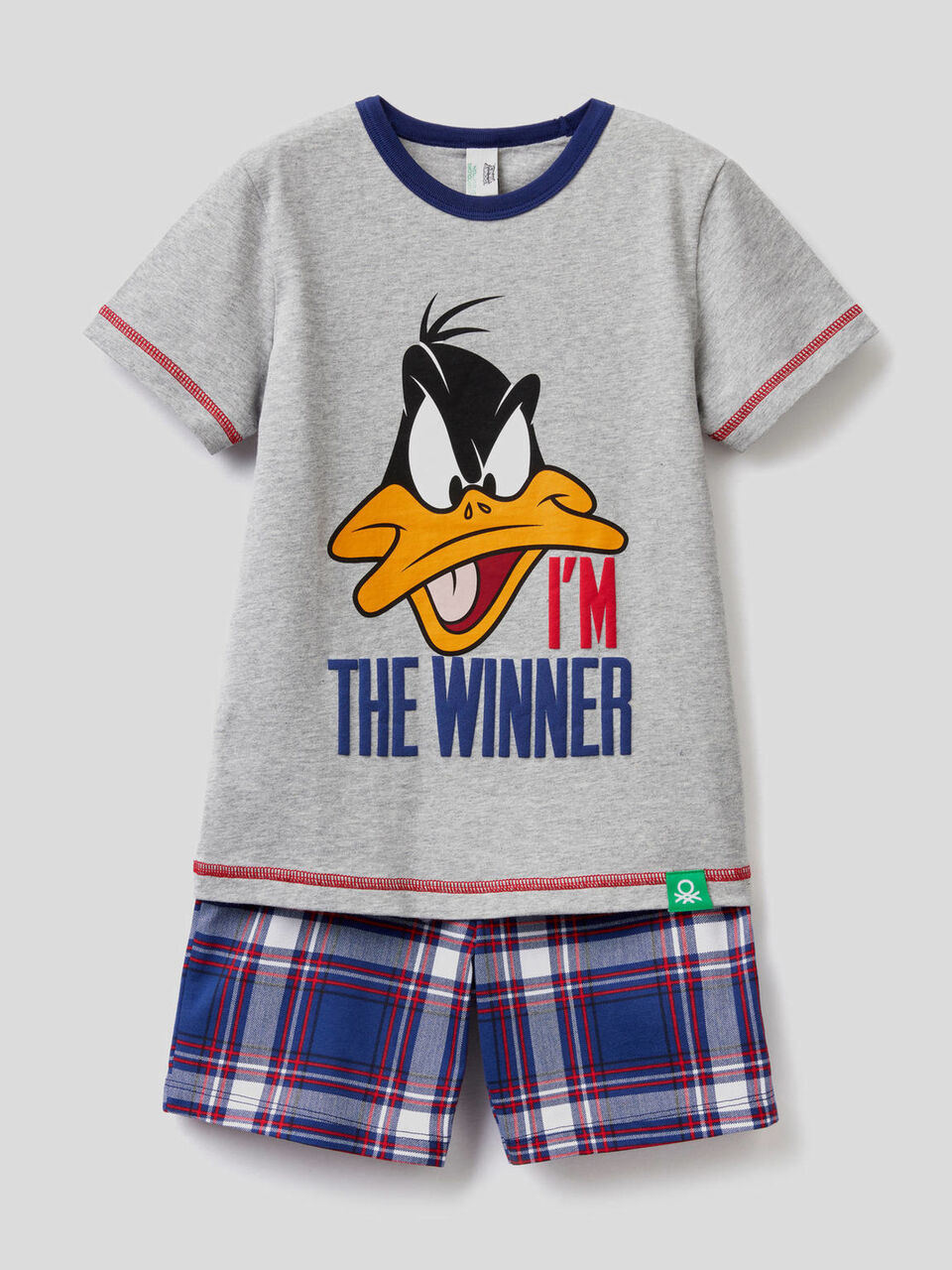 Pyjama court avec imprimé Looney Tunes image number 1