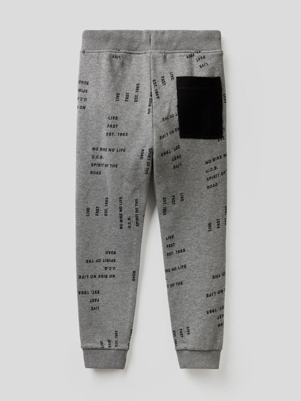 Pantalon en molleton imprimé fantaisie image number 2