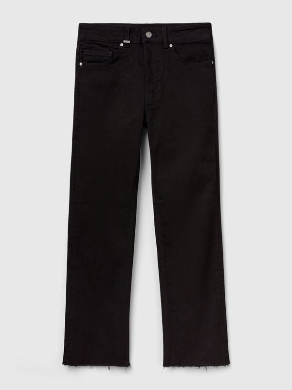 Jean court en coton Jean court en coton Femme