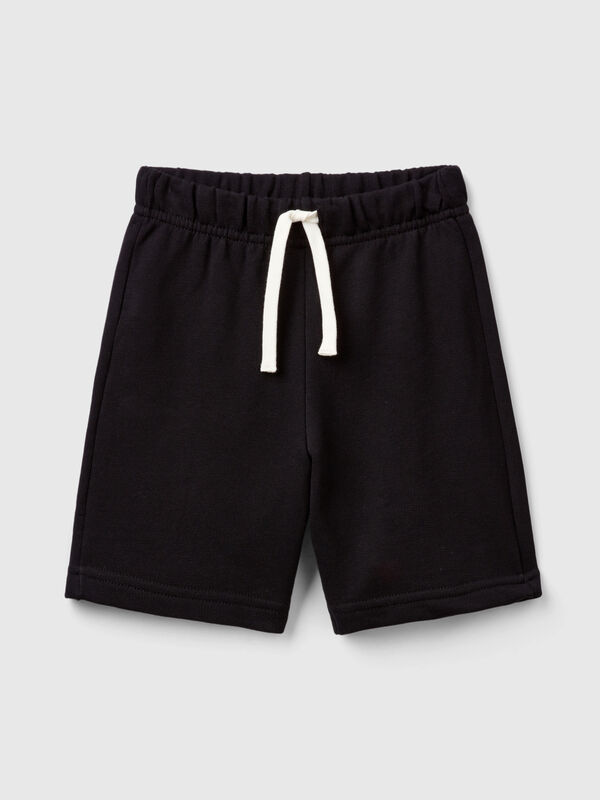 Bermuda en molleton pur coton Garçon