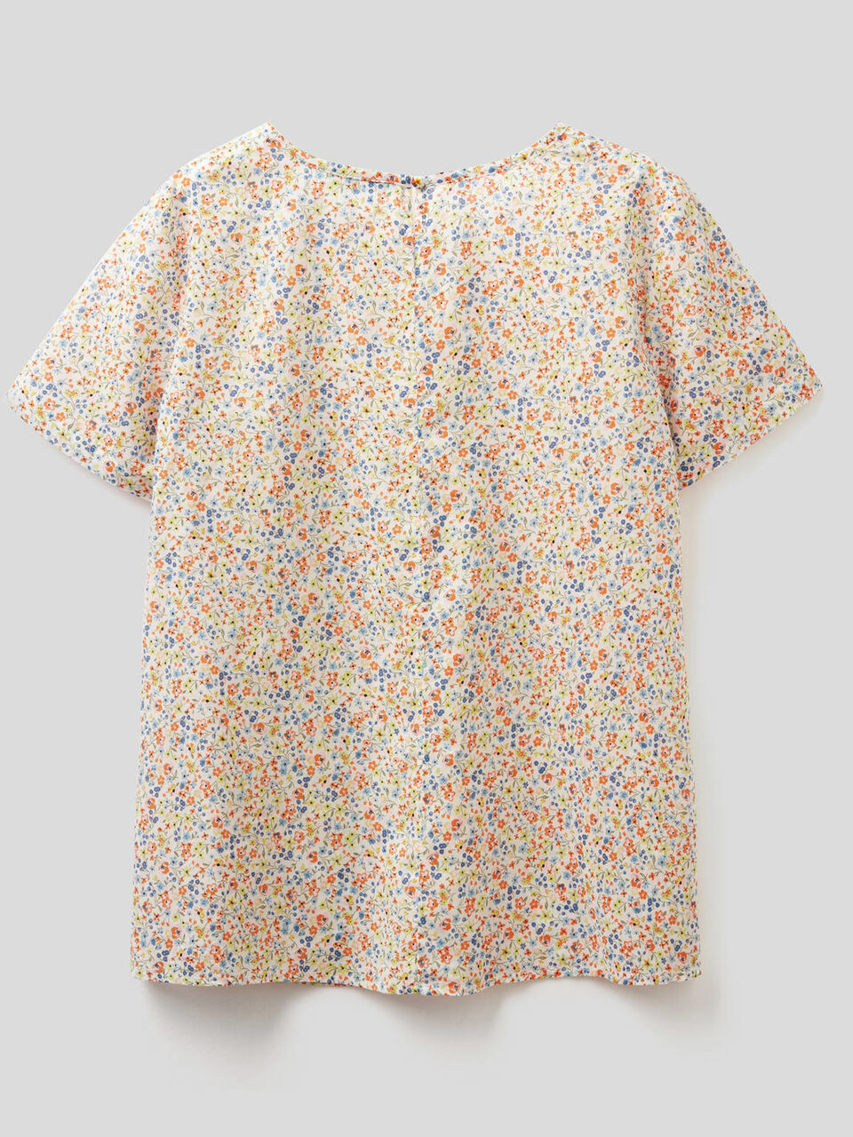 Blouse à motifs en pur coton image number 2
