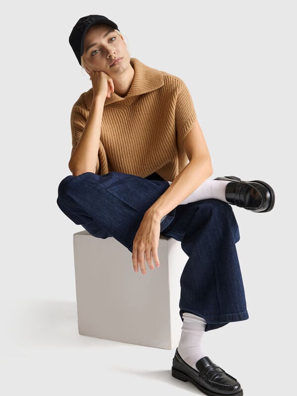 Cape à col haut Femme