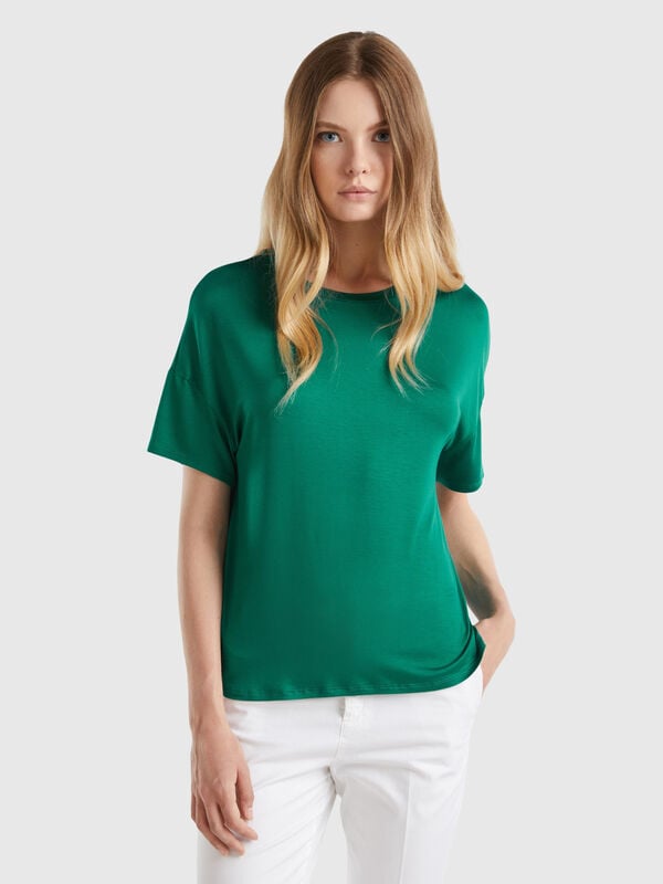 T-shirt en viscose durable stretch Femme