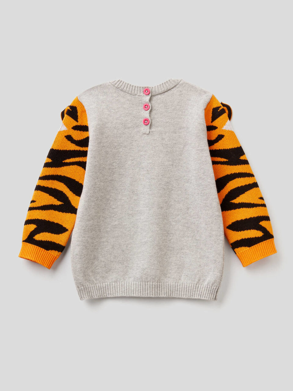 Pull avec petits tigres en intarsia image number 2