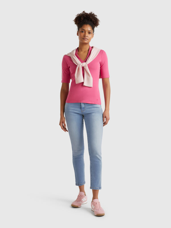 Jean slim taille haute Femme