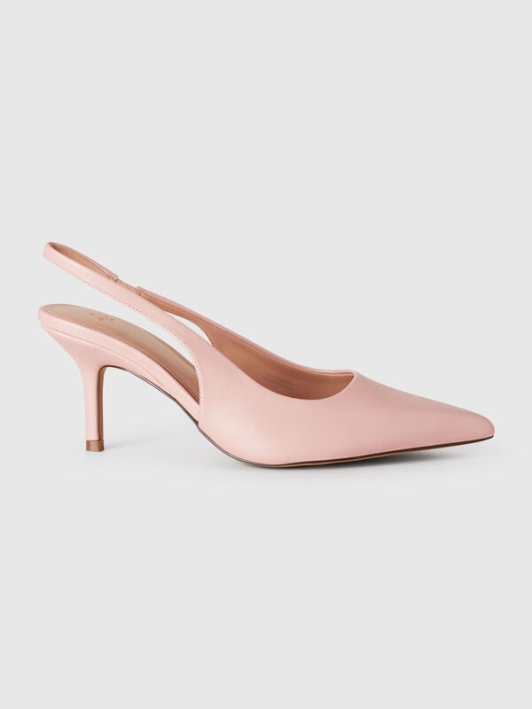 Escarpins roses à talons Femme