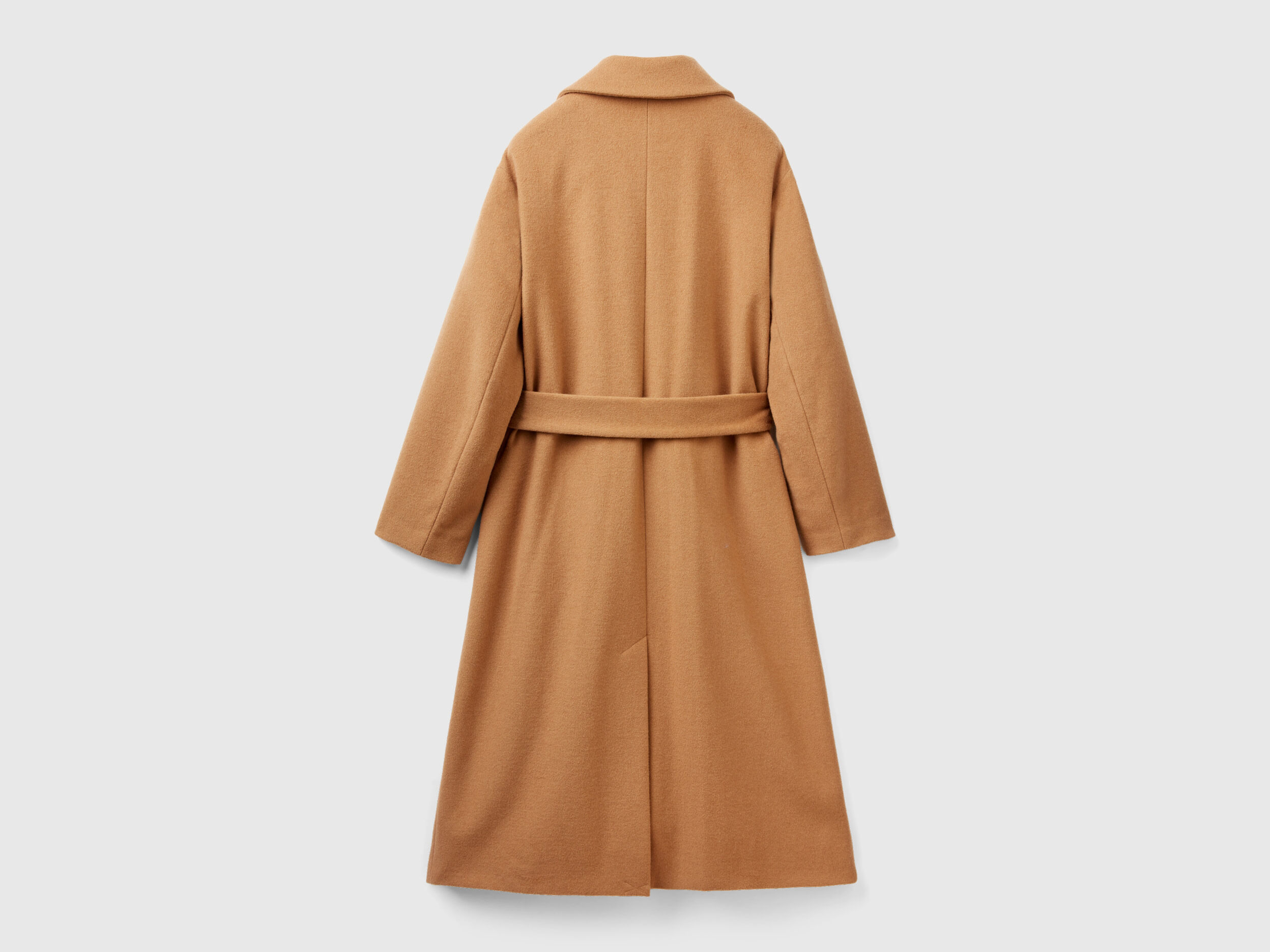 Long discount manteau camel