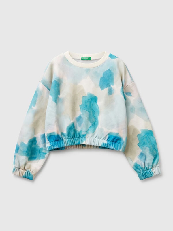 Sweat-shirt avec imprimé à motifs Filles